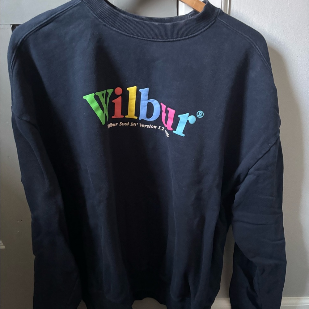 Wilbur Soot DSMP Navy Merch Sweater